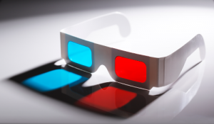 Óculos 3D representando a aprendizagem 3D