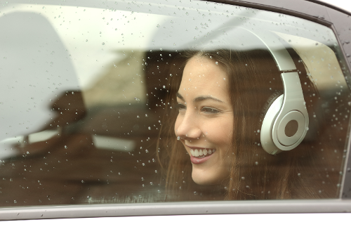 Audiolivro no carro